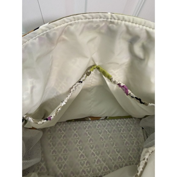 Vera Bradley Diaper/Messenger/ Overnight Floral Quilted Tote Multicolor EUC - Picture 9 of 10